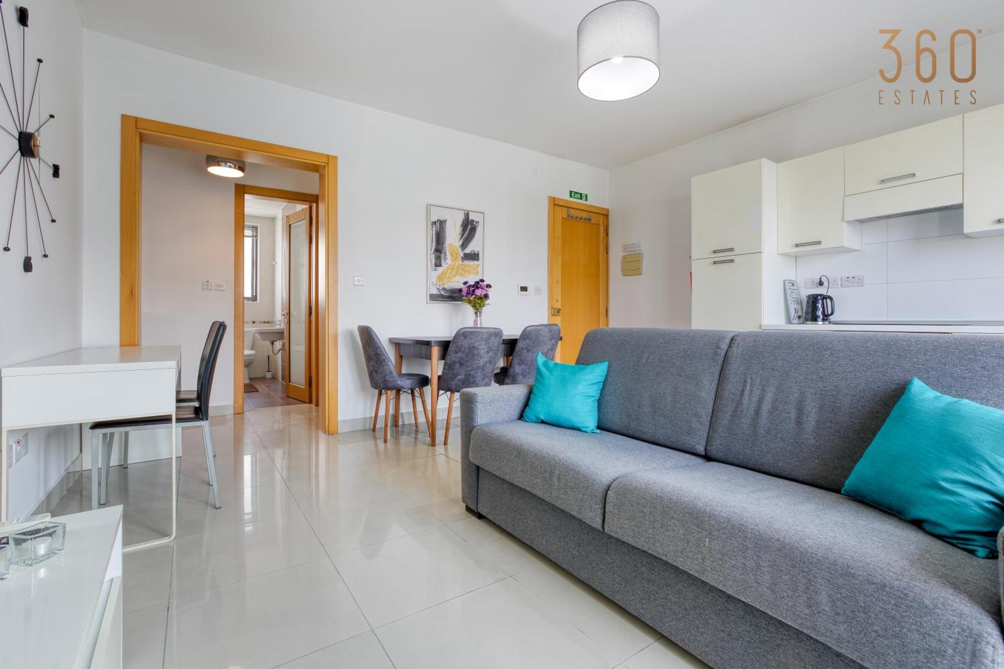 Modern 1br Penthouse With Terrace In St Julians By 360 Estates Apartamento